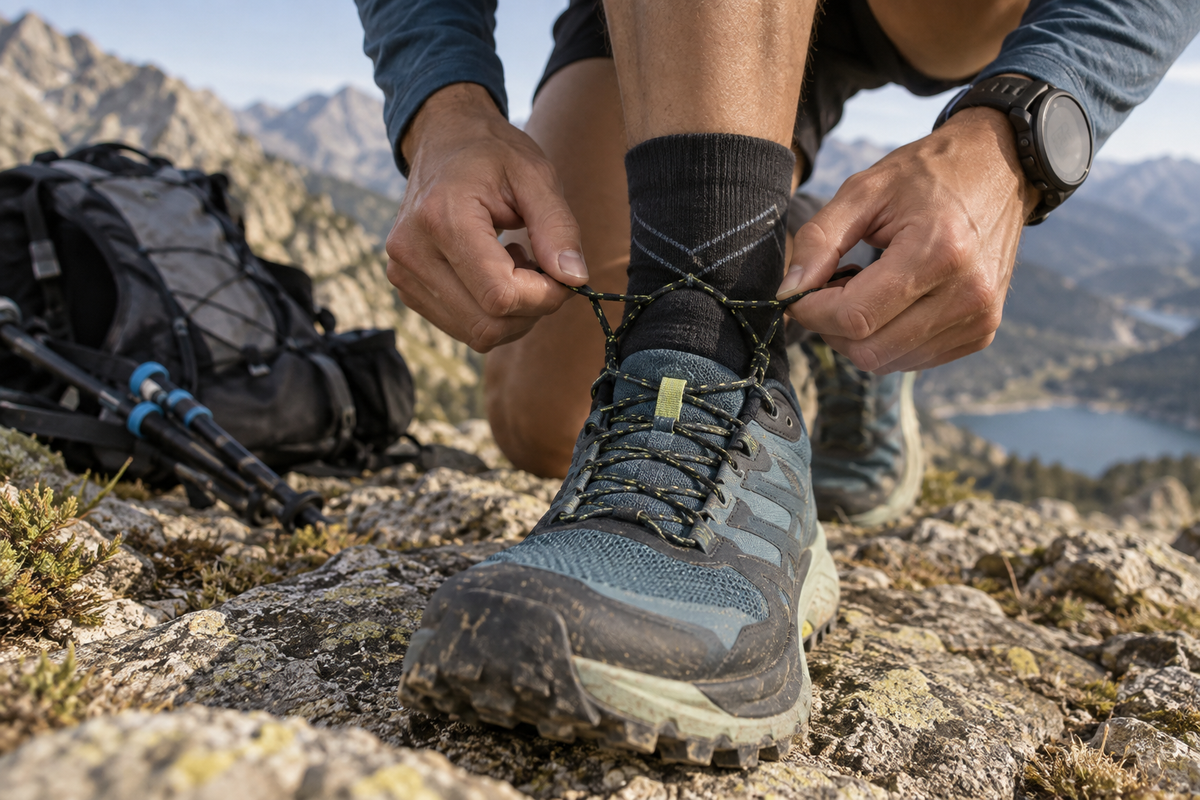 Como apertar os atacadores das sapatilhas de trail para melhorar o apoio