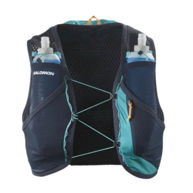 Chaleco de hidratación Salomon Active Skin 8 Turquesa, vista frontal