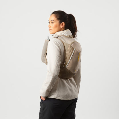 Salomon Cross 8 Beige, detalle lateral