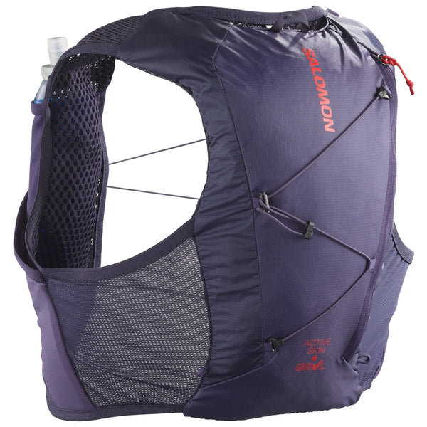 Chaleco de hidratación Salomon Active Skin 4 GRVL Morado, vista general