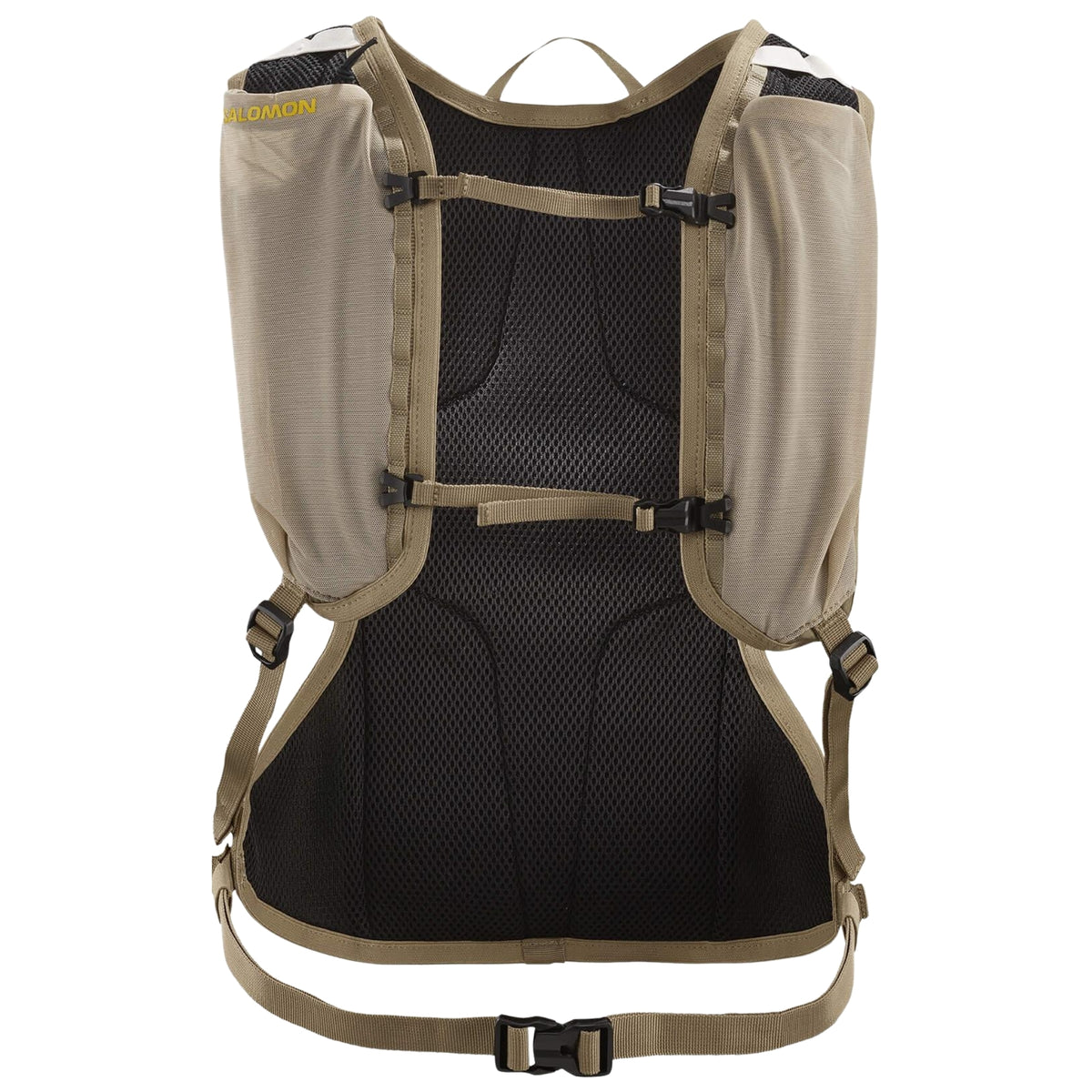 Mochila Salomon Cross 8 Beige, vista frontal